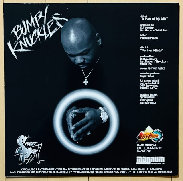 BUMPY KNUCKLES_PART OF MY LIFE_裏